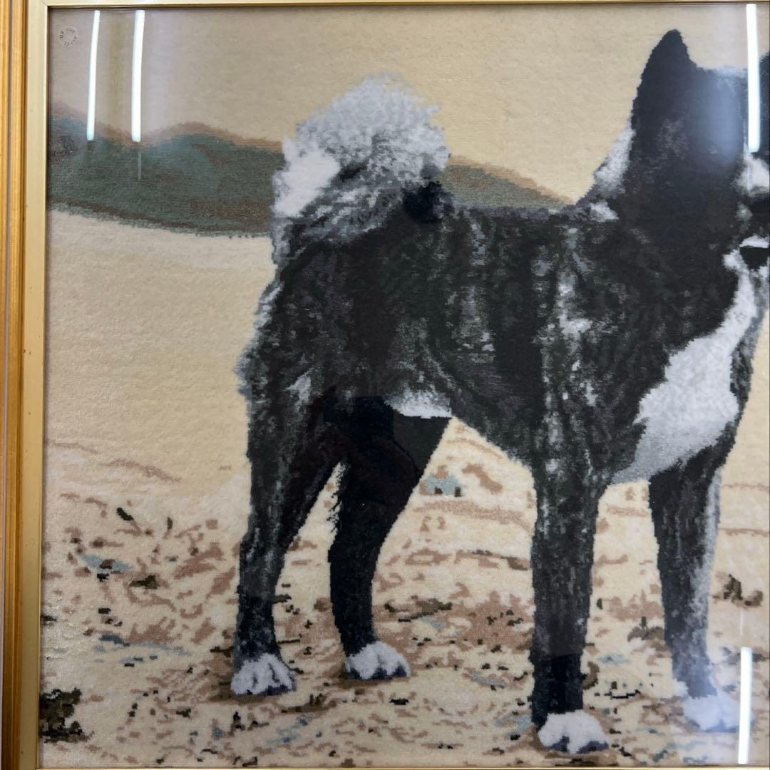 タブリーズ最高峰アリーナサブペルシャ絨毯額52.5×65㎝東な7-0809☆2F