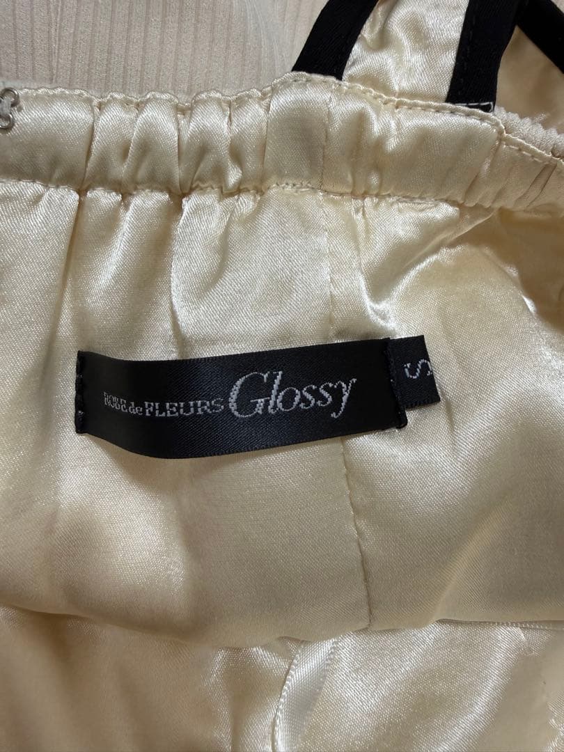 【Glossy by ROBE de FLEURS/グロッシー】 ミニドレス S