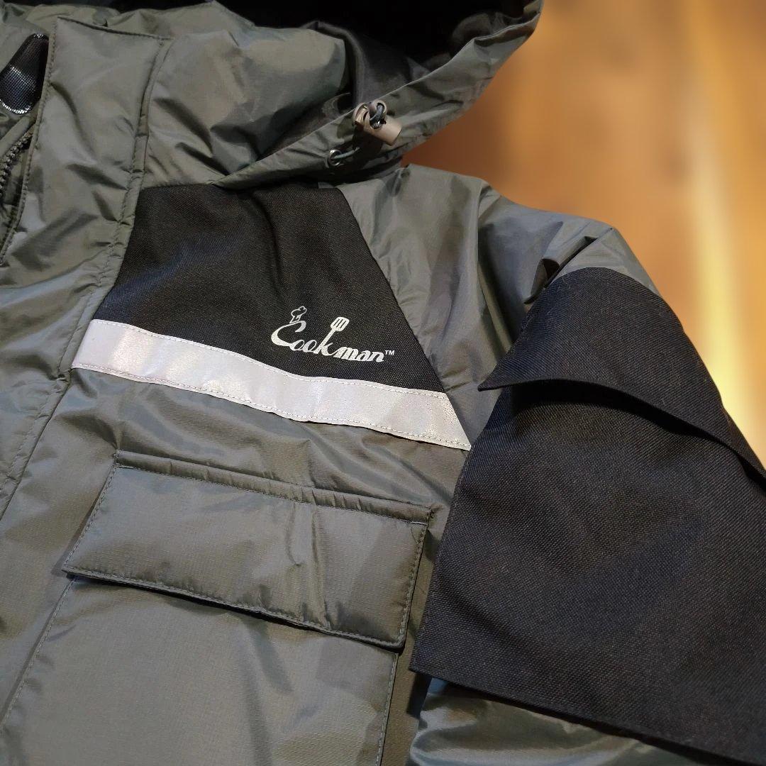 美品★COOKMAN クックマン★グレーFREEZER JACKET★サイズXL