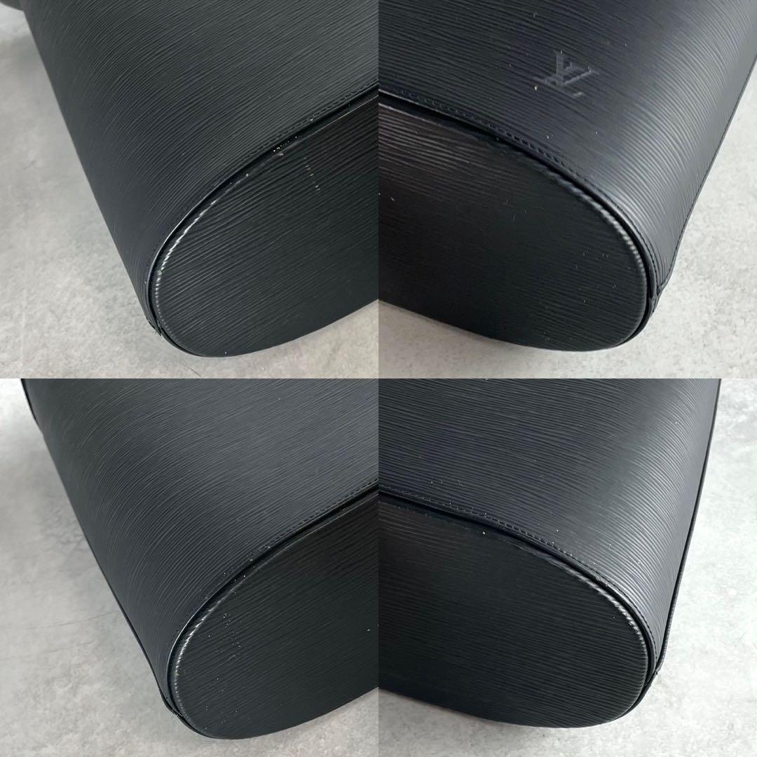 ルイヴィトン M52812 ヴェルソー ショルダーバッグ エピ ノワール レザー