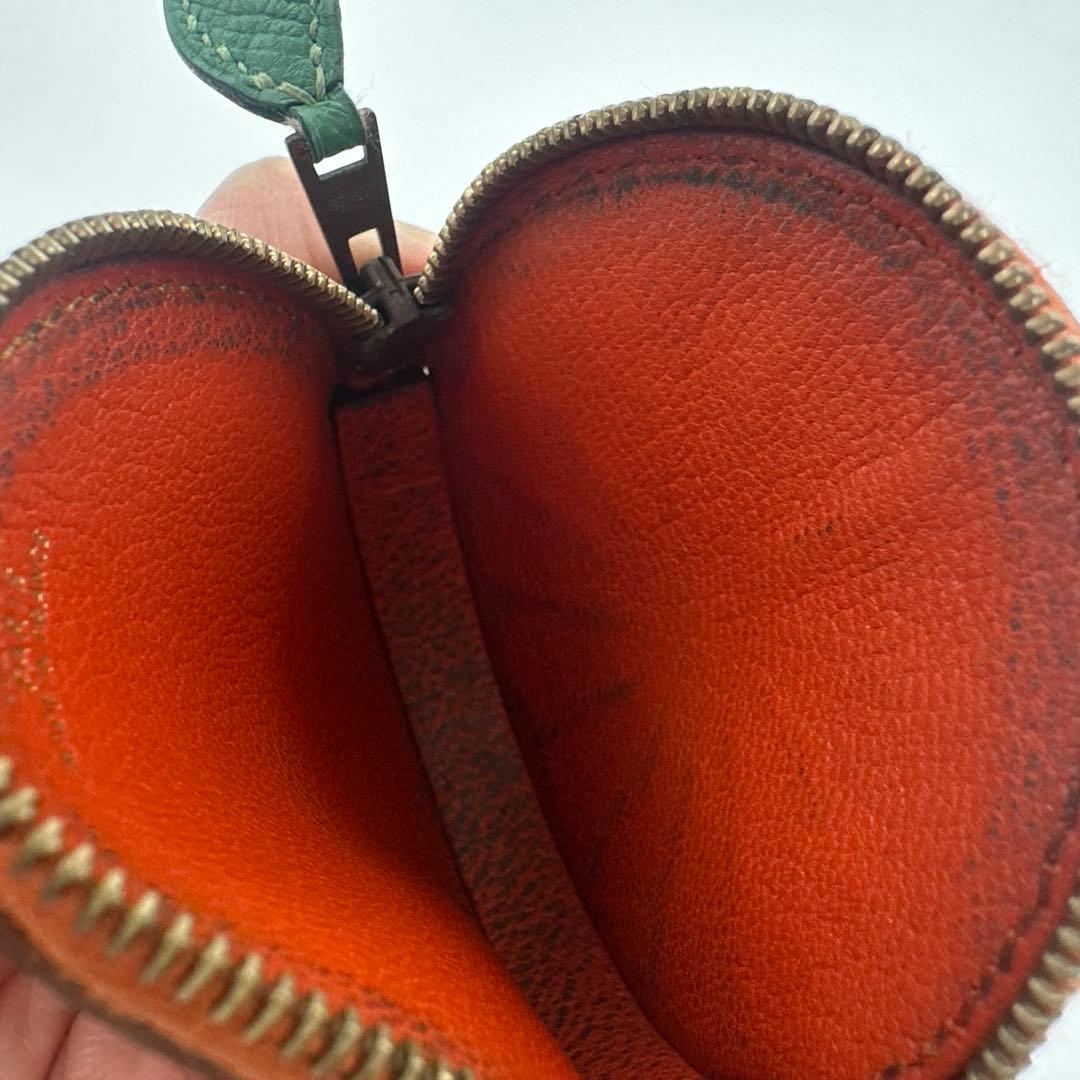 HERMES フルーツモチーフ ケース　オレンジ