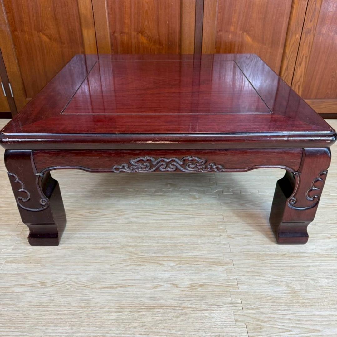 『昭和レトロ』木村研磨　折り畳みテーブル　ちゃぶ台　アンティーク ローテーブル