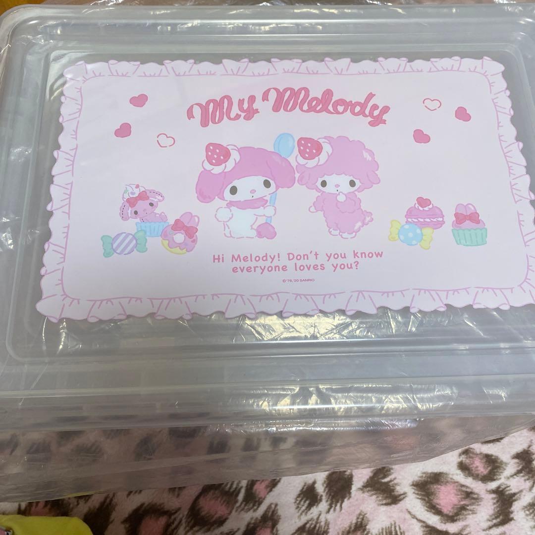 サンリオ キキララ マイメロ クリア収納ケースセット