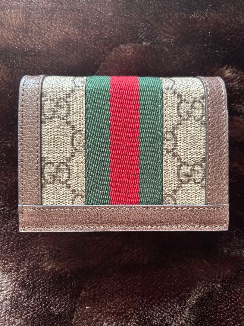 GUCCI GGキャンバス 二つ折り財布