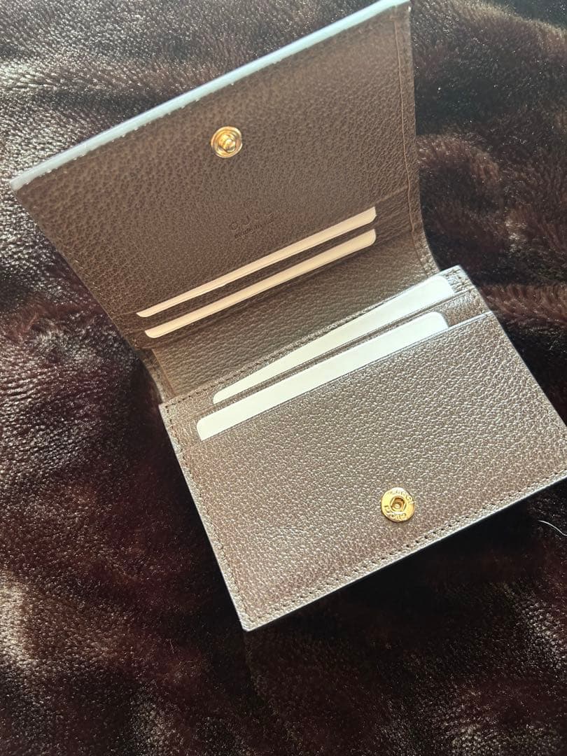 GUCCI GGキャンバス 二つ折り財布