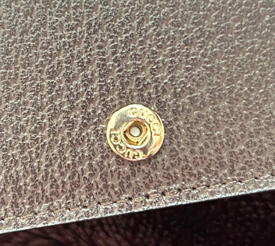 GUCCI GGキャンバス 二つ折り財布
