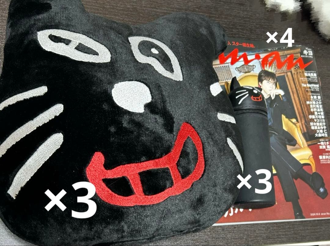 キヨ猫ぬいぐるみ クッション　レトカニ レトクマぬいぐるみ　セット