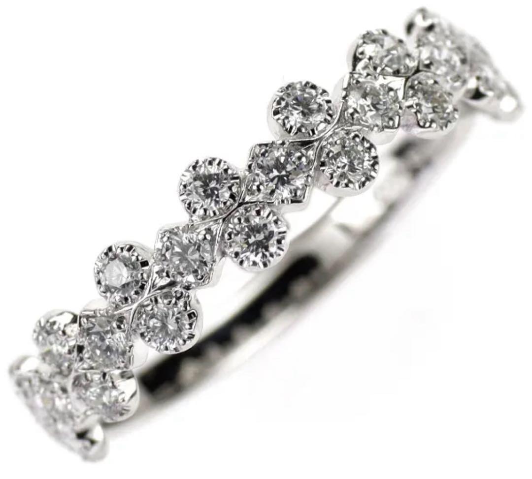 繊細なデザイン♡ アーカー フローレント　Pt900 9号