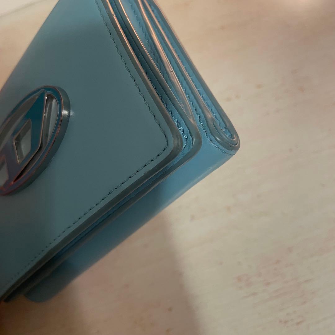 DIESEL ディーゼル　Dロゴ　カウレザー　三つ折りウォレット