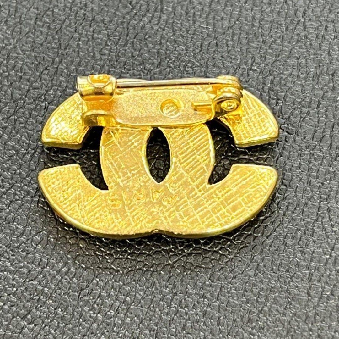 ⭐美品⭐シャネル ココマーク ヴィンテージ ブローチ ゴールド ラインストーン