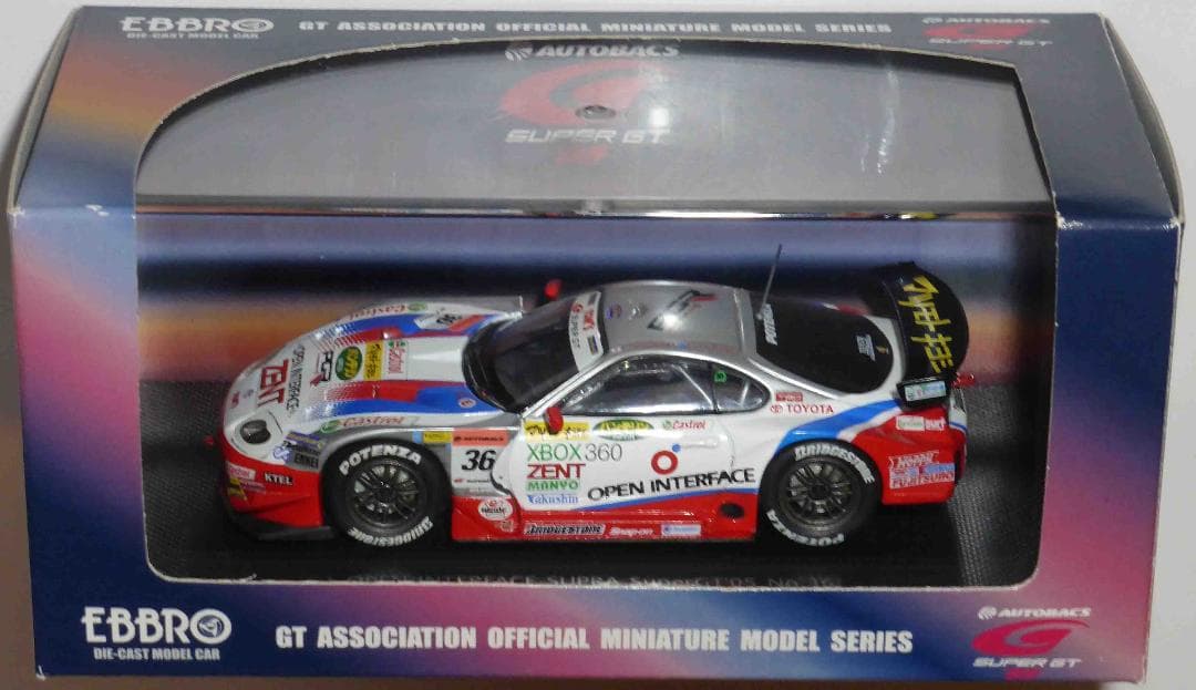 ミニカー OPEN INTERFACE TOM'S SUPRA SUPER GT 2005