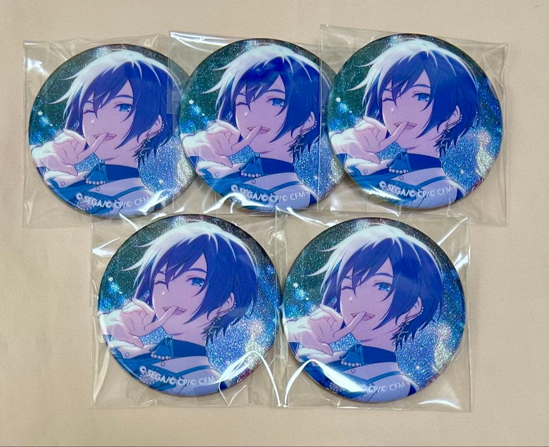 プロセカ KAITO グリッター缶バッジ 43A Supernova 5点