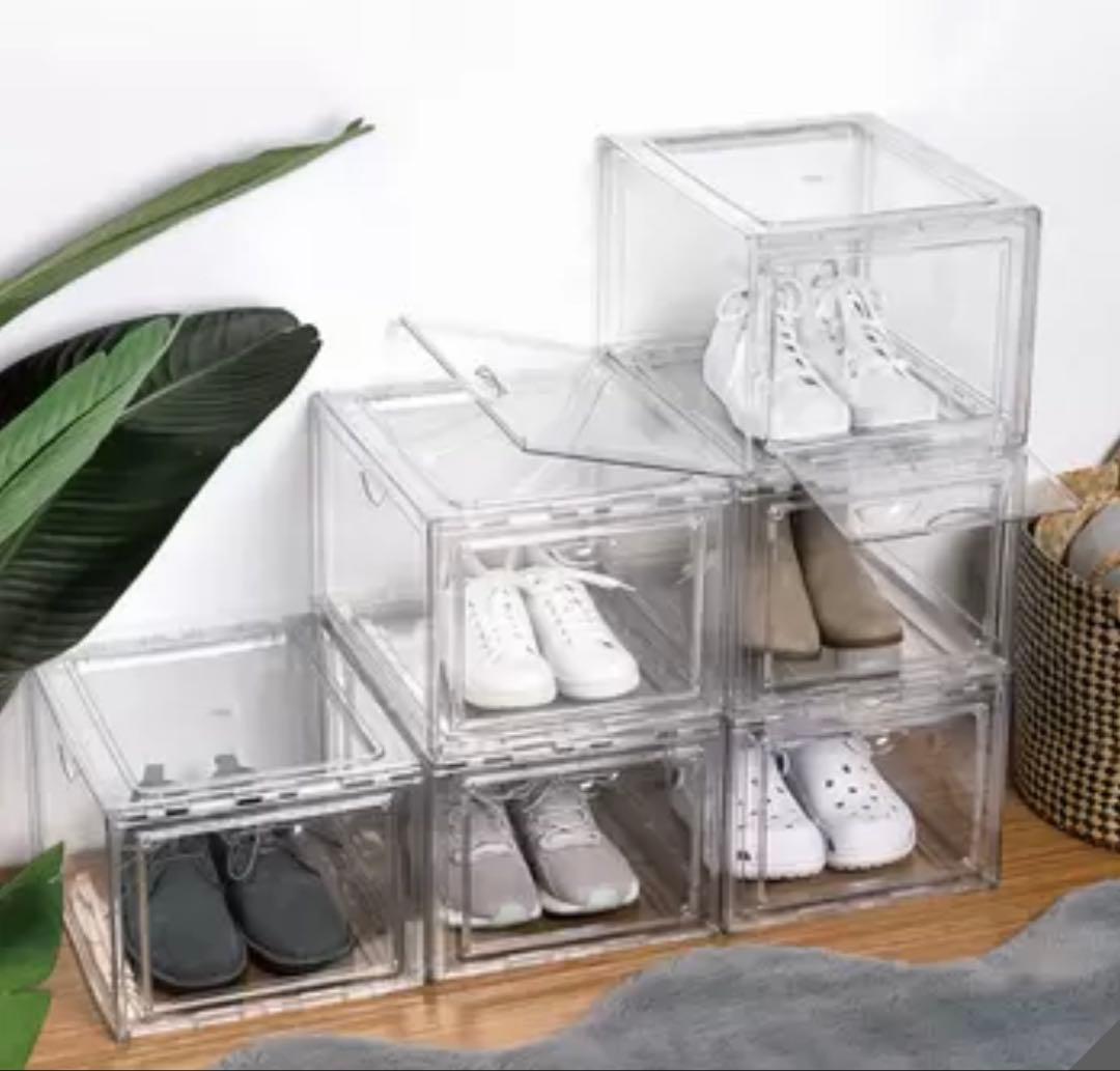 AG BOX クリアシューボックス4個セット×2箱　コストコ　スニーカーボックス