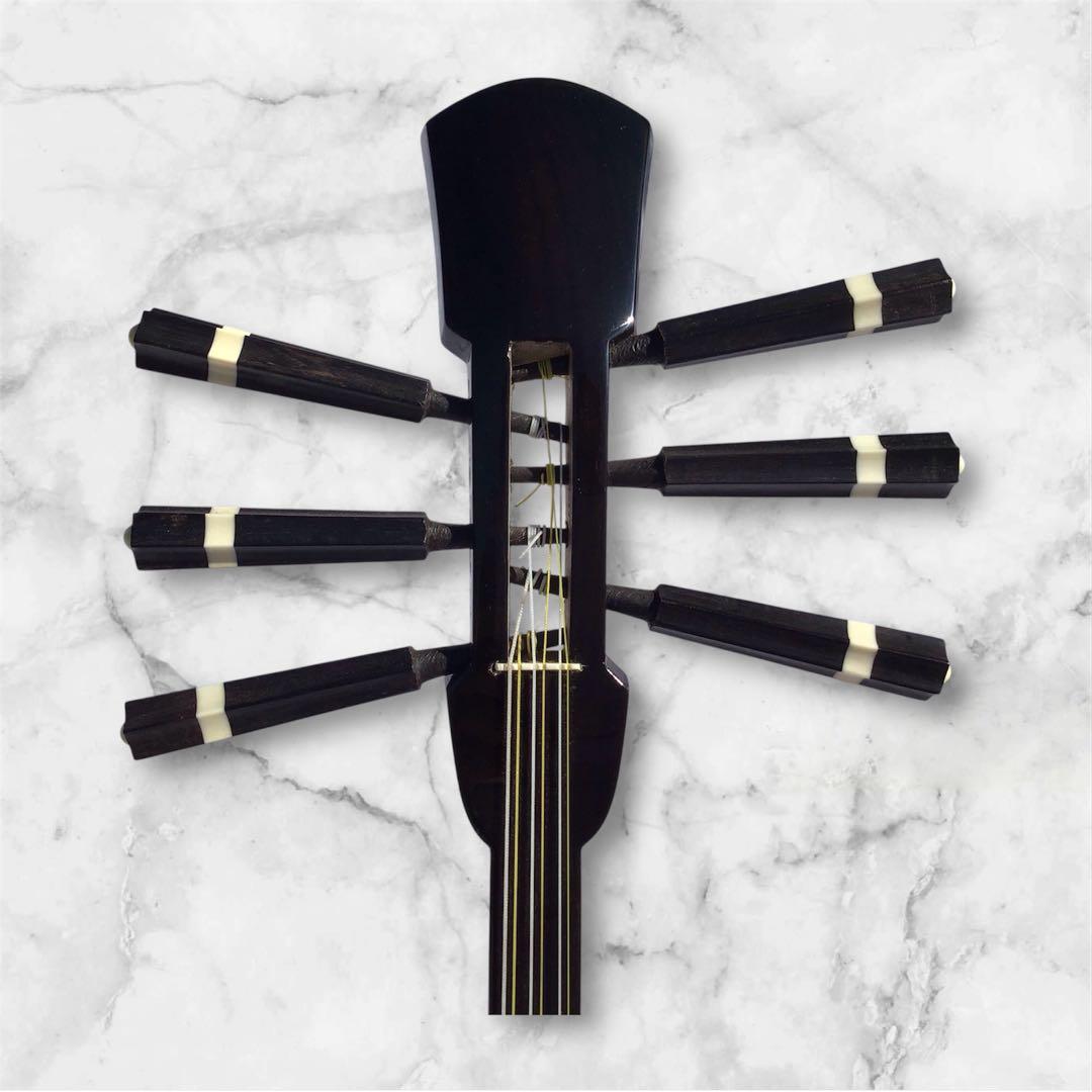 沖縄六線（南風原型） 縞黒檀製