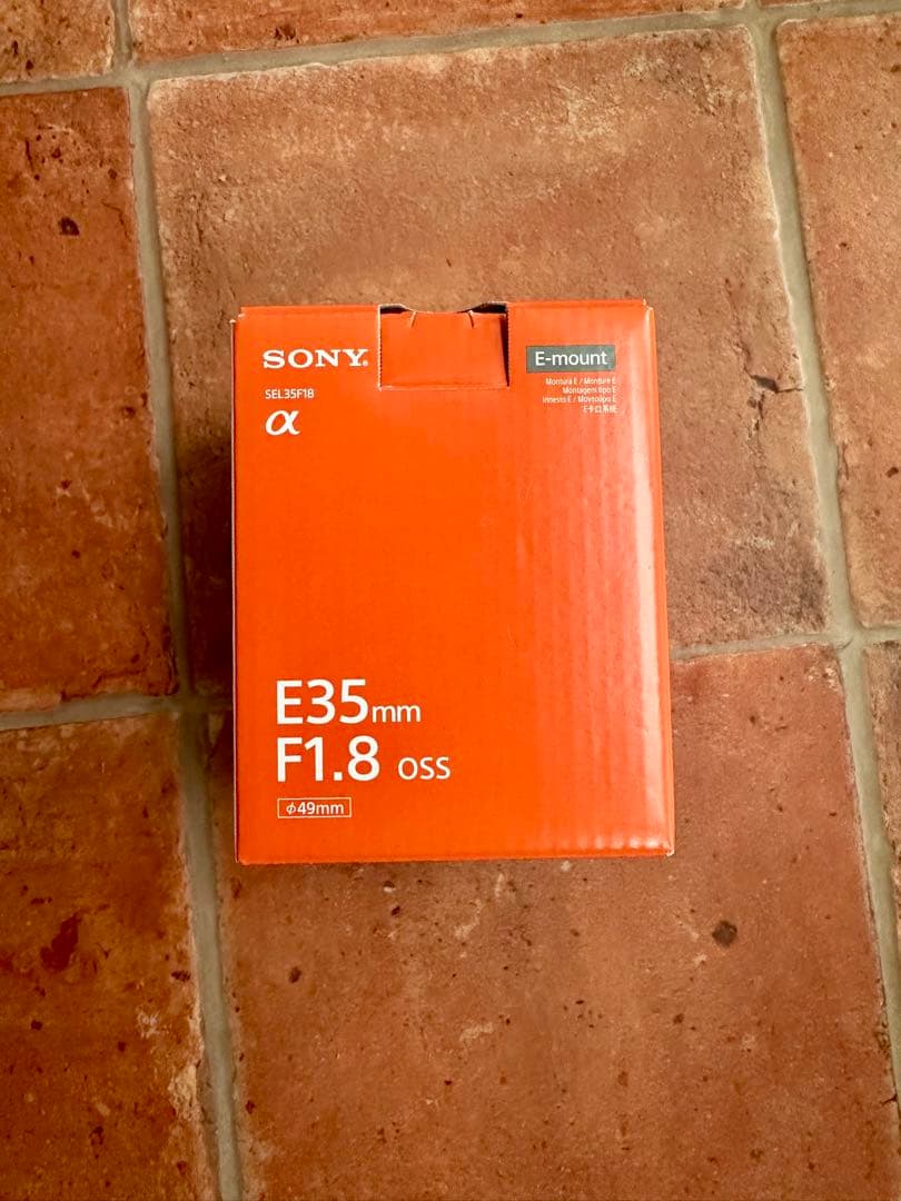 SONY SEL35F18 E35mm F1.8 OSS 単焦点レンズ