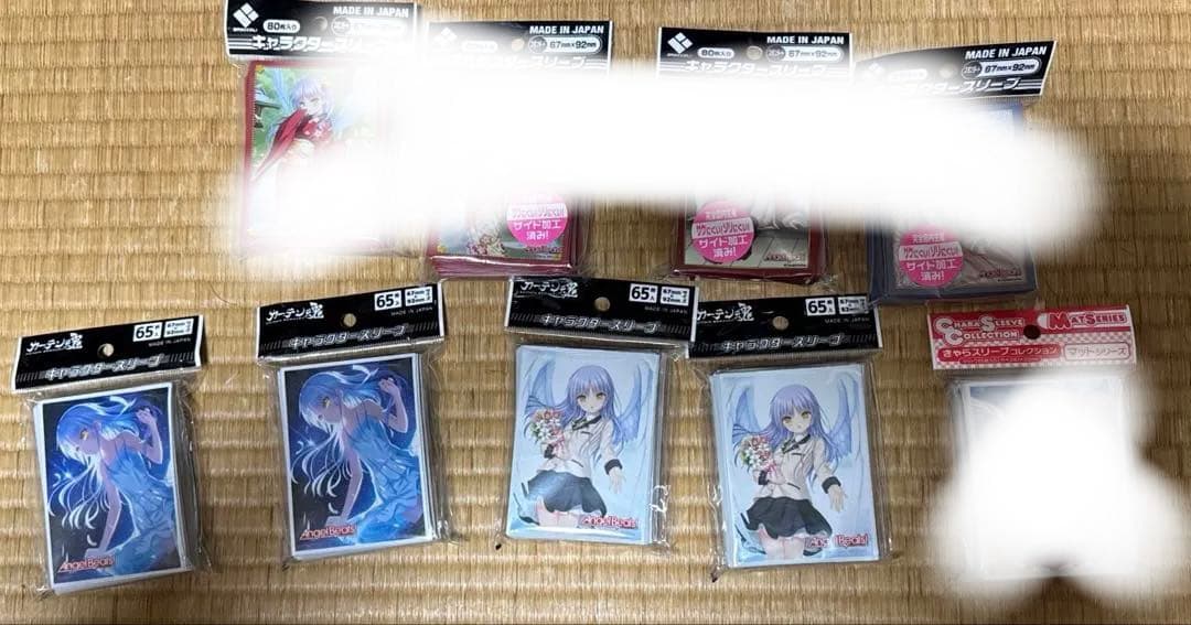 (新品・未使用) Angel Beats！ 立華かなで 天使 スリーブ6種セット