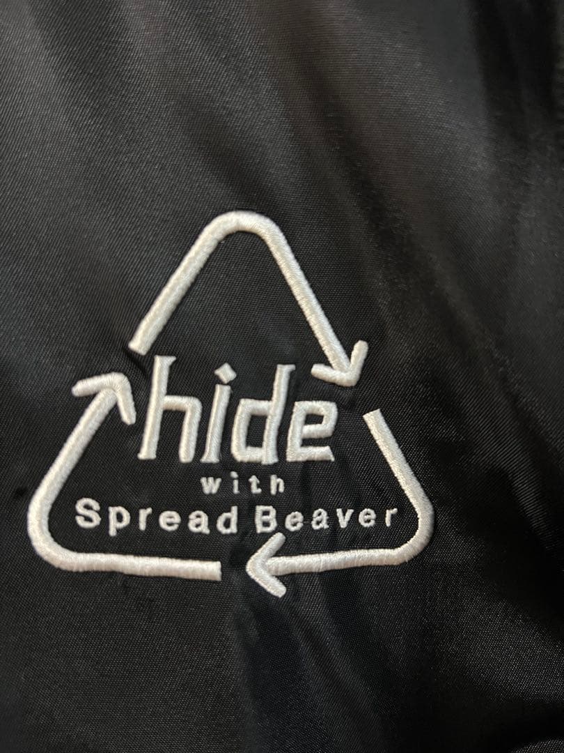 hide ラインパーカー hide刺繍ブラック　LEMONed レモネード