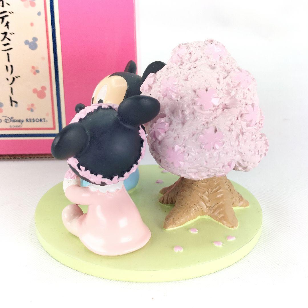 東京ディズニーリゾート ベビーミッキー ミニー フィギュア 花見 桜の木