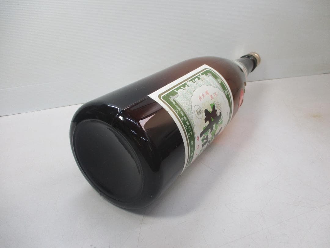 空き瓶 一斗瓶 銘酒「菊乃井」ガラス瓶 特大 レトロ アンティーク o11