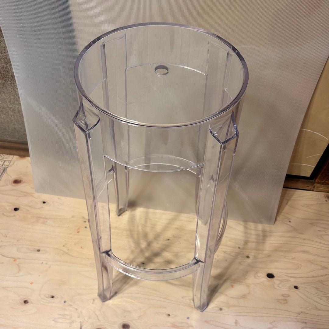 Kartell カルテル チャールズゴースト クリスタル スツール　75