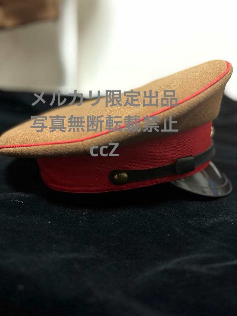 【特別企画・激レア】日本帝国陸軍 45式将校軍帽　（焦香色ウール）