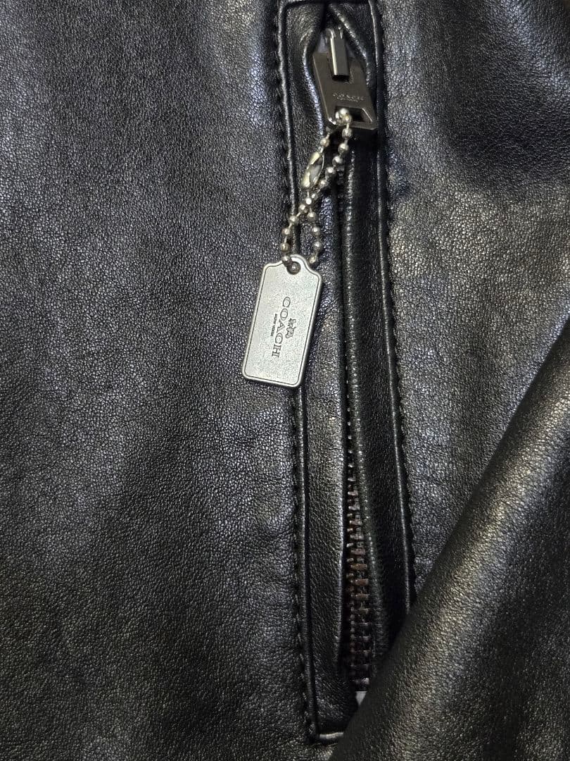 COACH lether lamb jacket archive ライダー美品