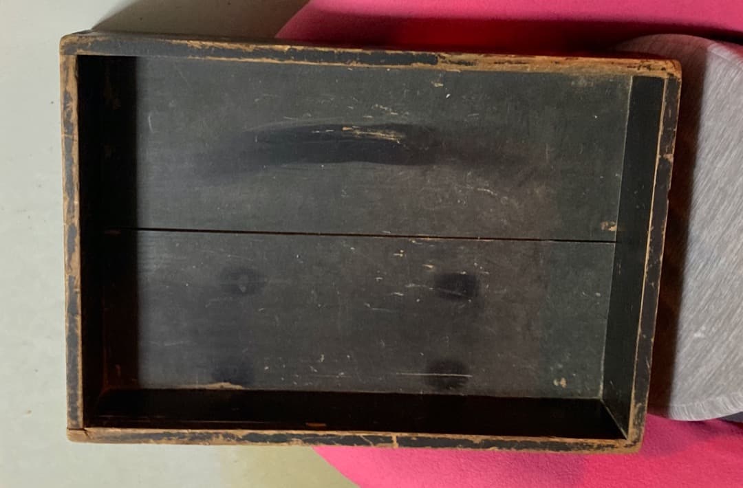 昭和レトロアンティーク戦前のパン屋の木箱　実店舗で使われていた新宿中村屋の木箱