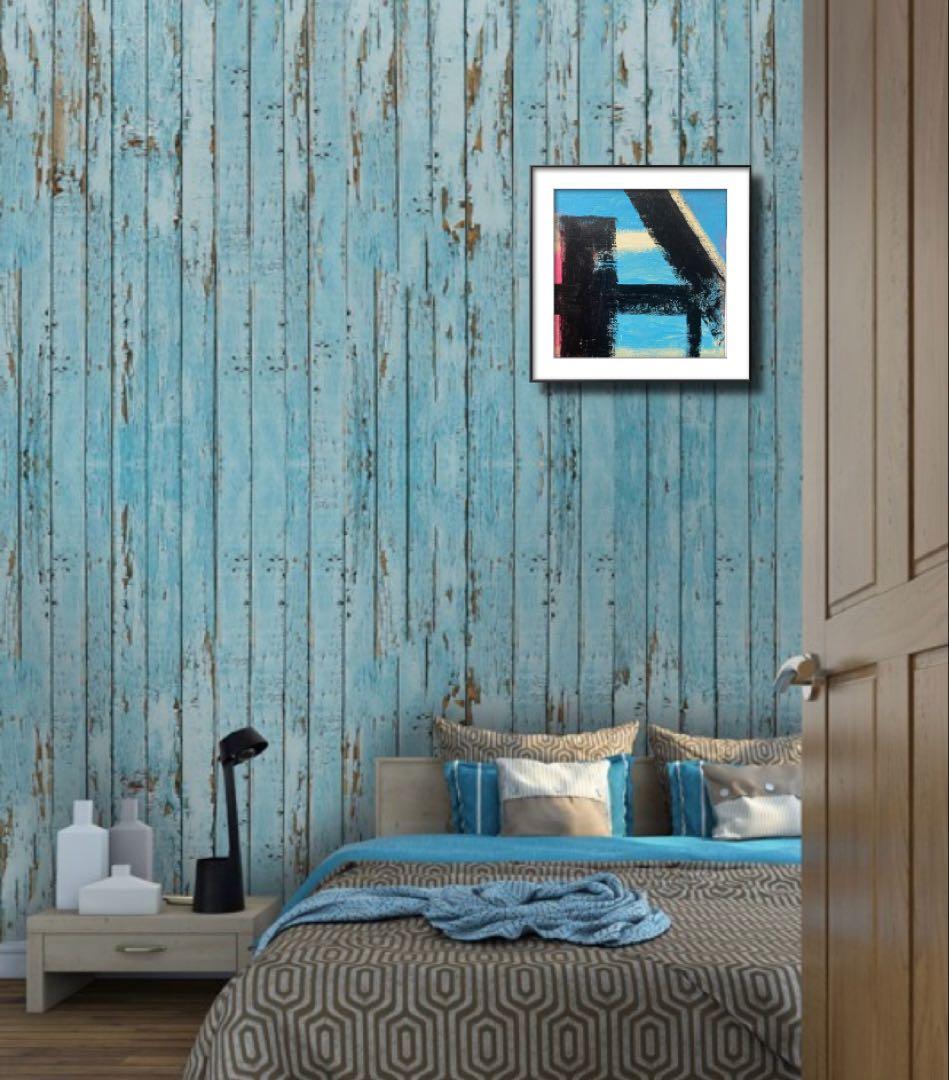 原画/抽象画/モダンアート/インテリア/アクリル画/BRIDGE 海 サーフィン