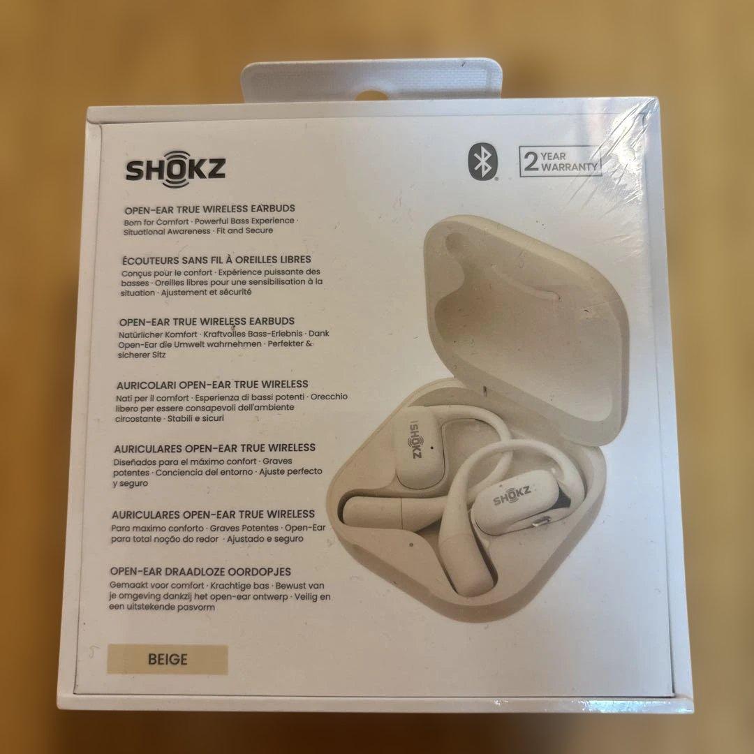 【新品未開封シュリンク付】ショックス ワイヤレス イヤホン OpenFit