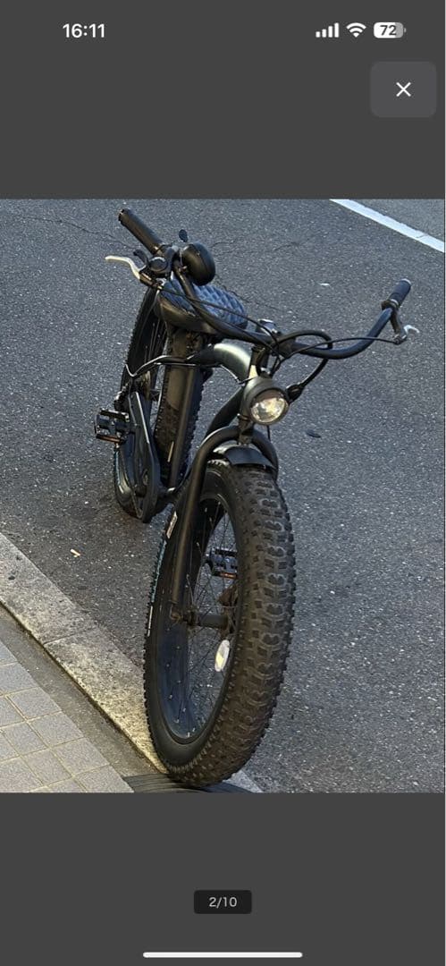 26インチ 4.7極太社外タイヤ ファットバイク改　ビーチクルーザー