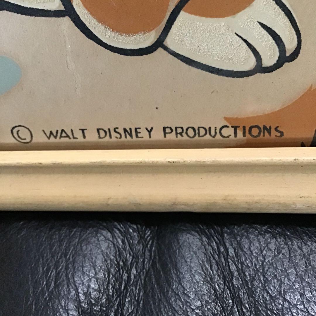 40s 50s バンビ ＆ サンバー ビンテージ 絵画 W.D.P.