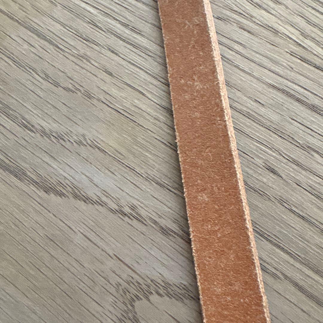 新品【coloco】犬用リード／栃木レザー　18mm 90cm ライトブラウン