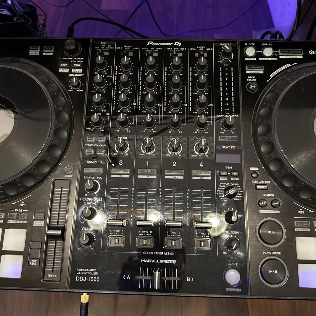 PioneerDJDDJ-1000DJコントローラー中古本体のみ／一部動作難あり
