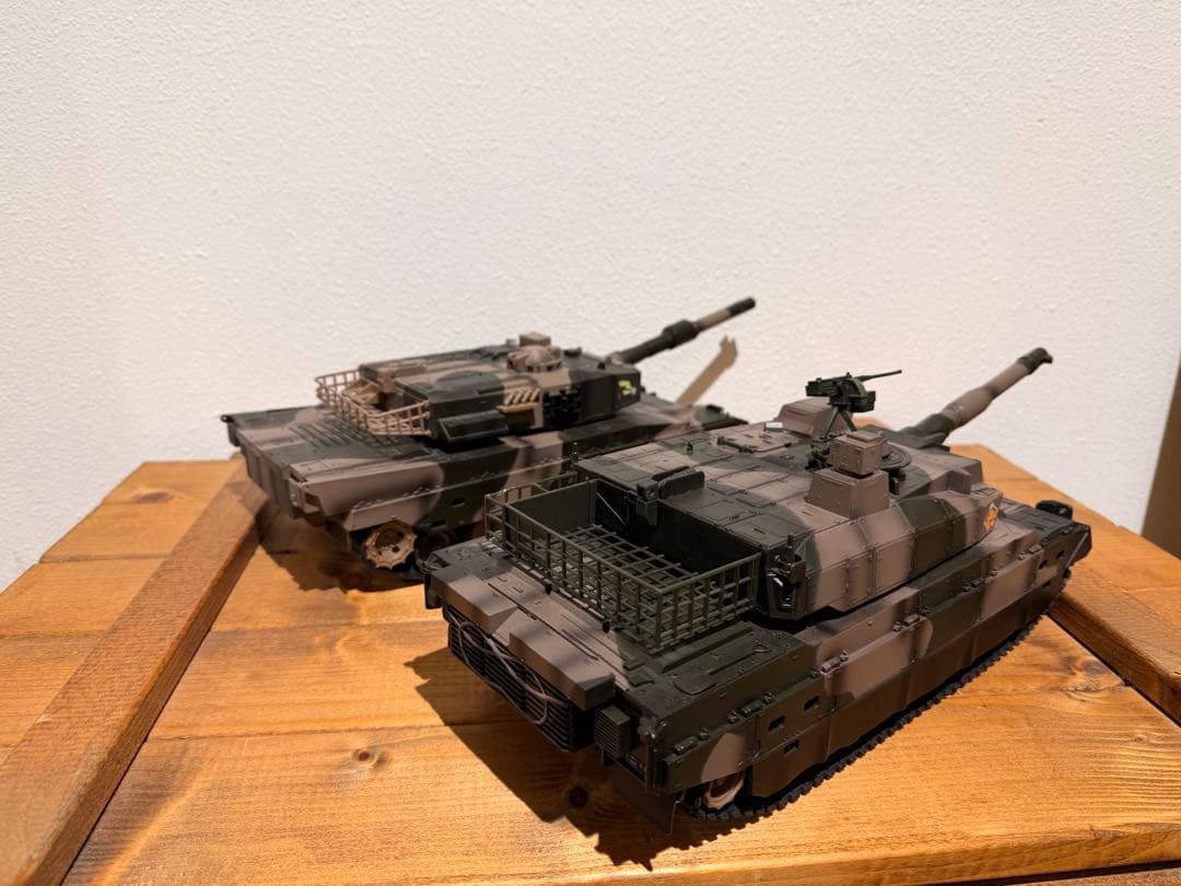 京商 BB弾バトルタンク ウェザリング仕様 陸上自衛隊10式90式戦車２台セット