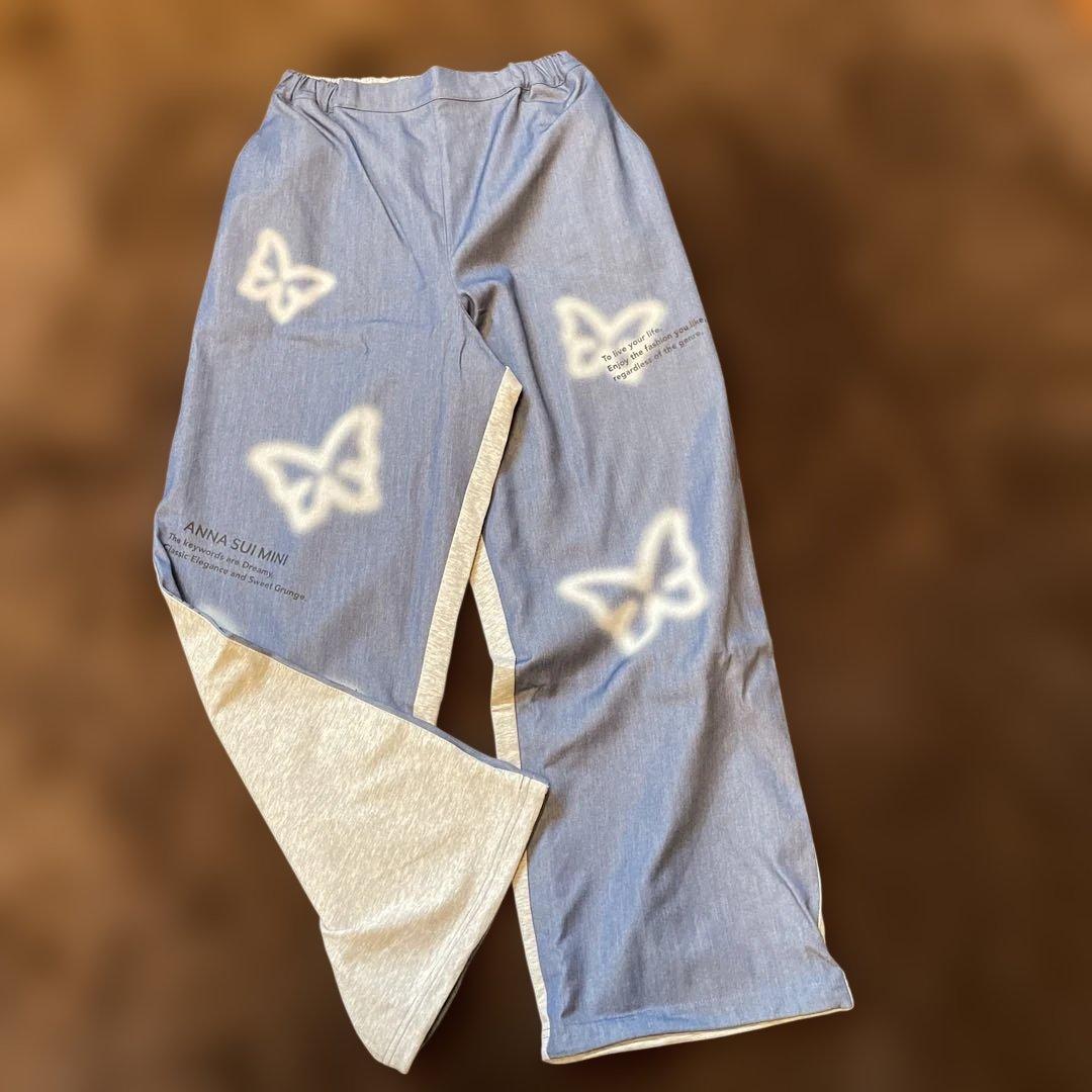 ANNA SUI mini♡ワイドパンツ♡150