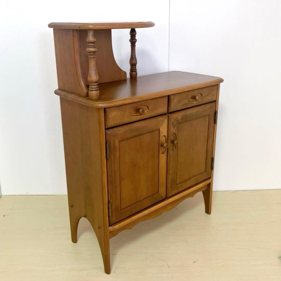 Karimoku カリモク 木製 電話台、FAX台　キャビネット　サイドボード