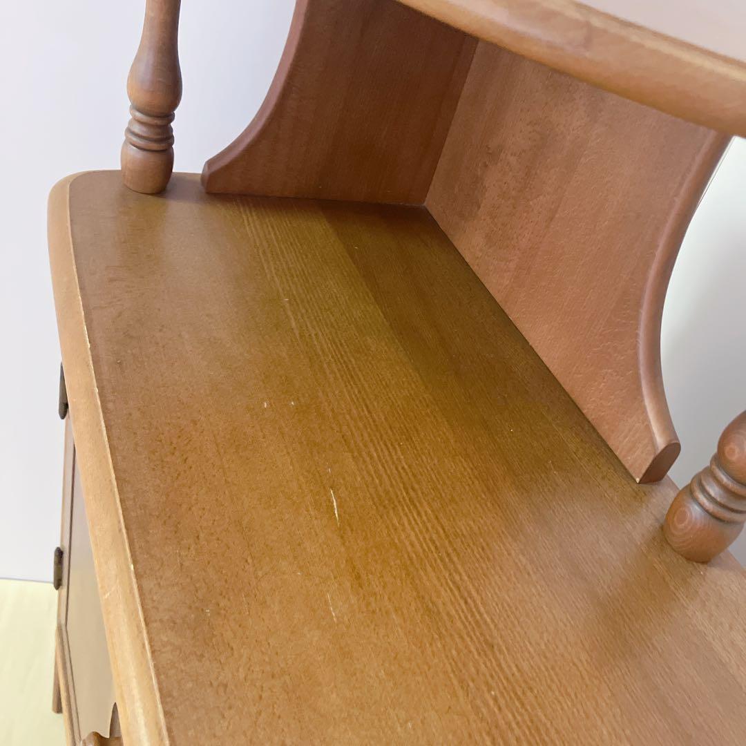 Karimoku カリモク 木製 電話台、FAX台　キャビネット　サイドボード