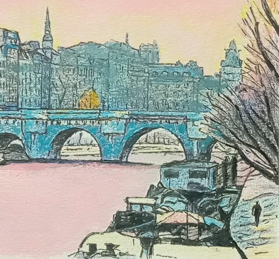 GP133★原画を飾る！！★師：平山郁夫★東京芸大卒★有名百貨店人気作家