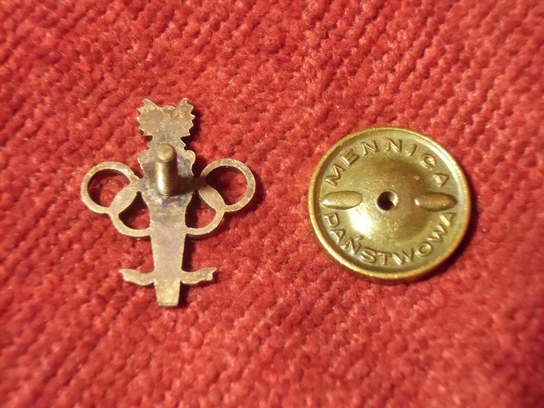 Pポーランドの勲章/徽章＊１９７０年代＊オリンピック委員会バッジ（実物）