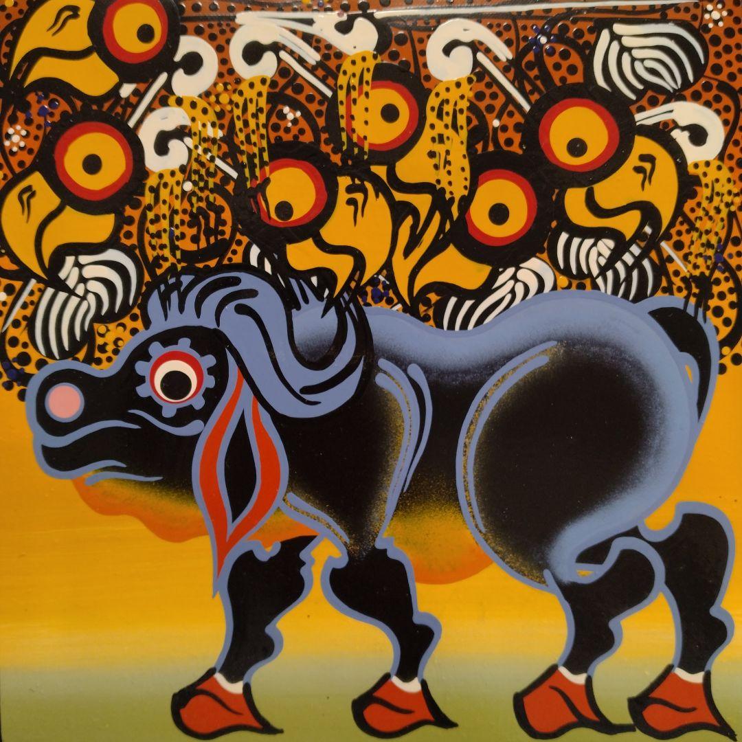 ティンガティンガ アート 絵画 額縁付