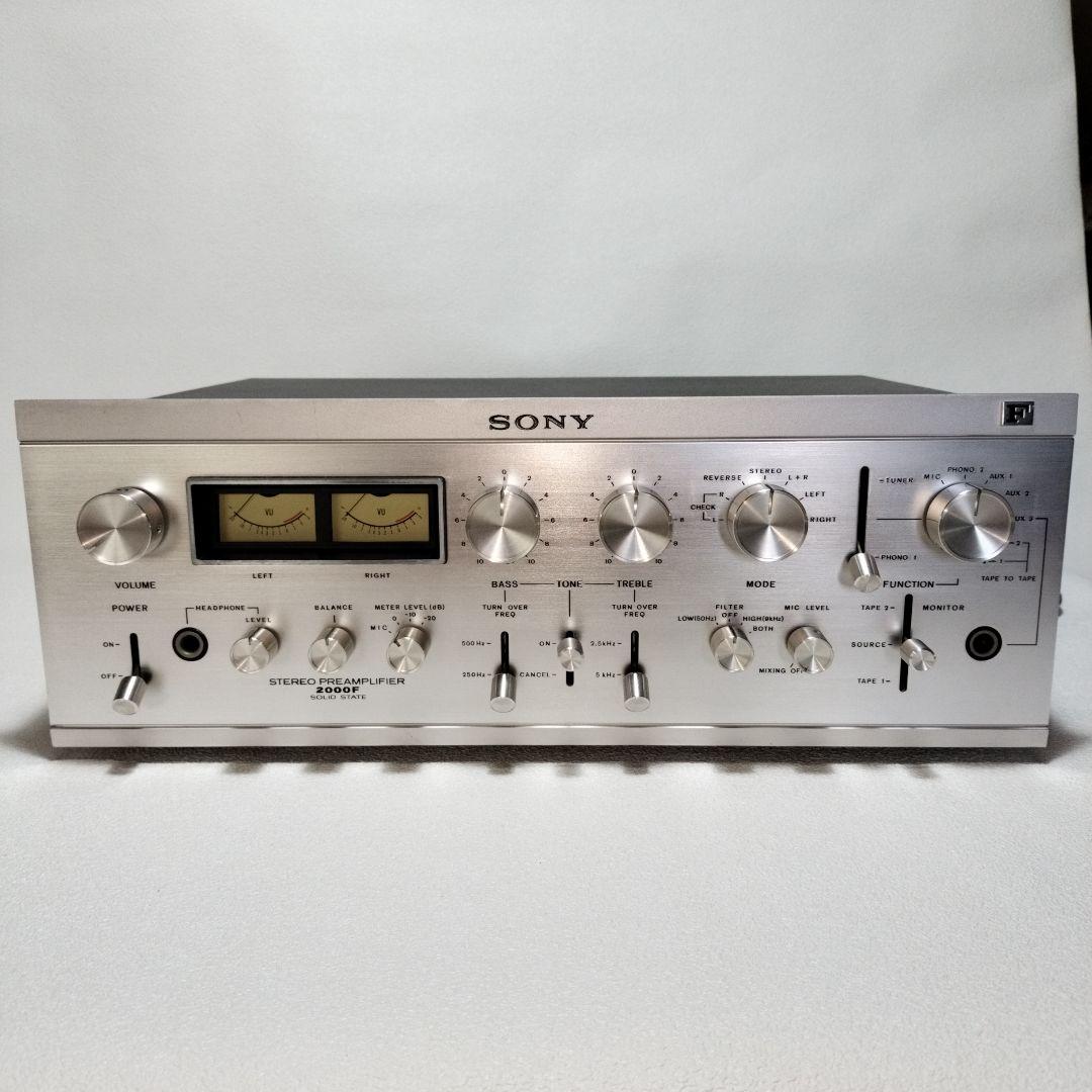 (難あり)SONY TA-2000F ステレオプリアンプ 本体