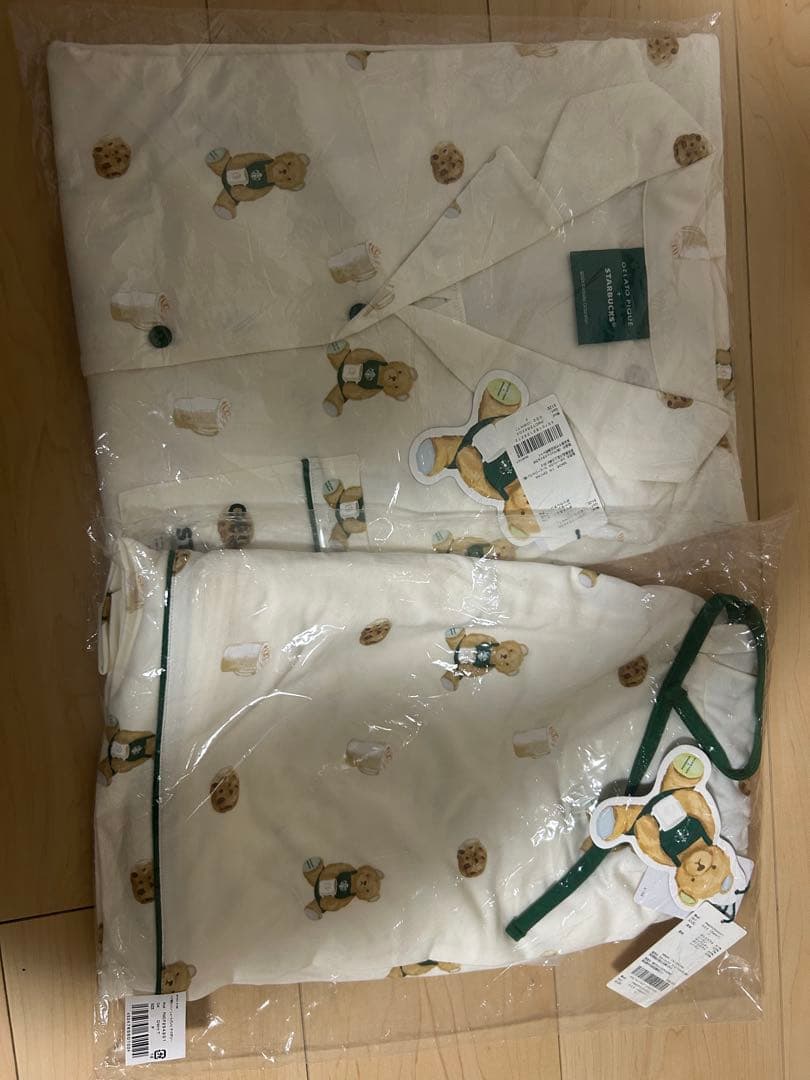 ジェラピケ　スタバ　コラボ　ルームウェア　パジャマ