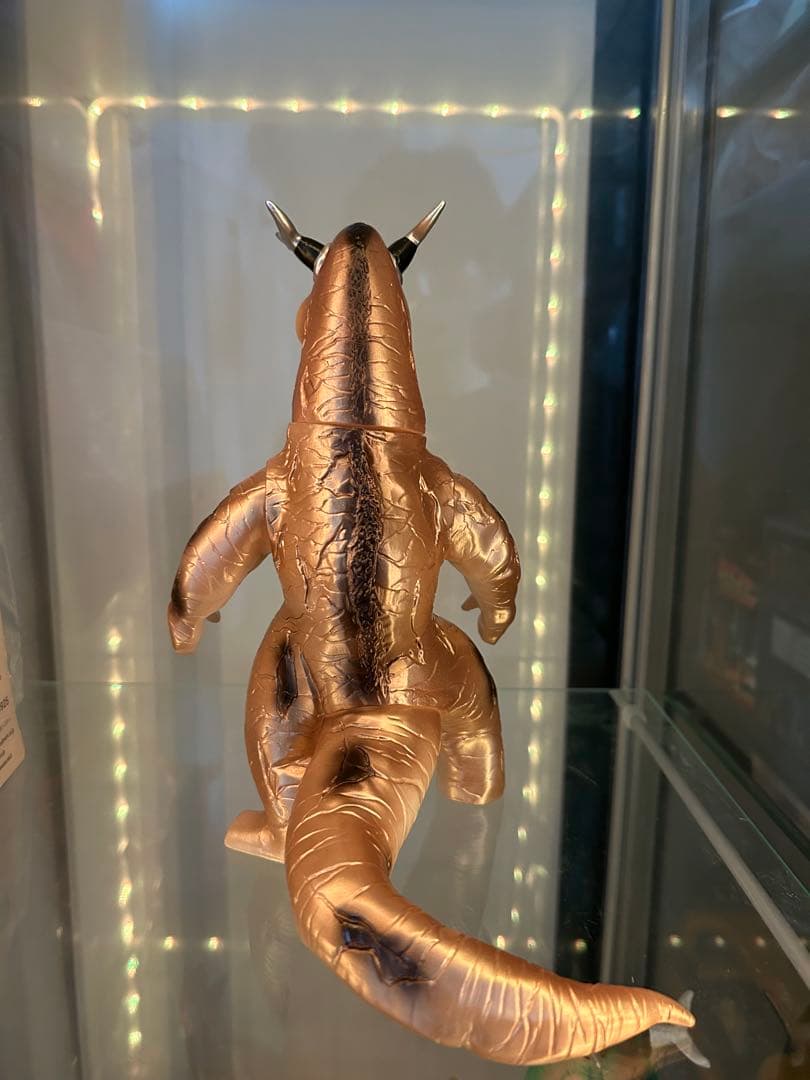 ブルマァク怪獣シリーズ エレキング　ソフビ　復刻　蓄光ゴールド