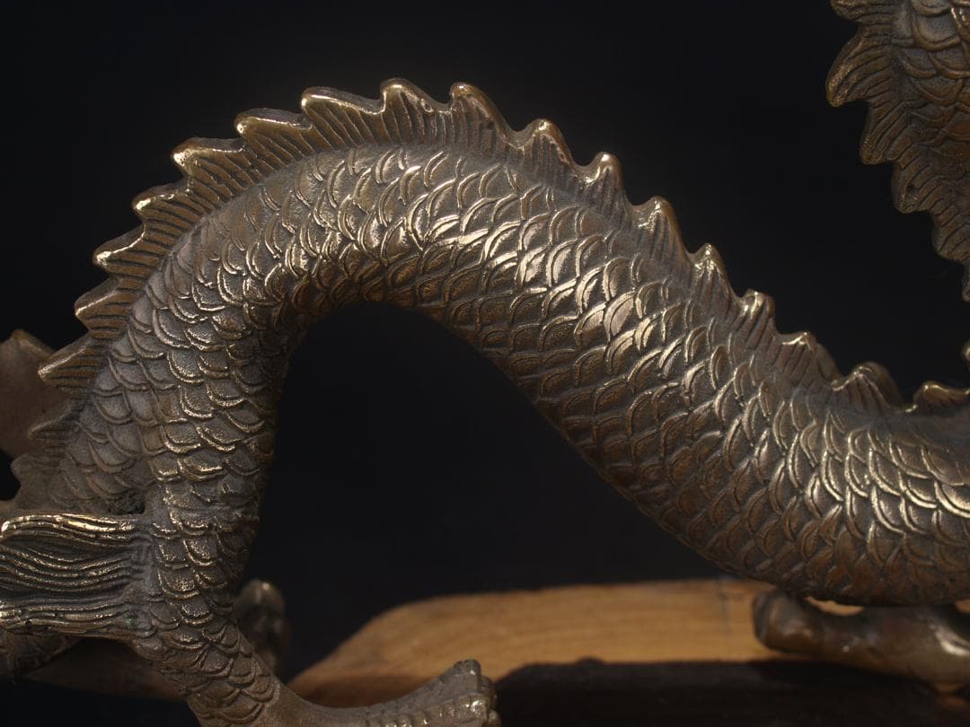 骨董市仕入れ　中国清時代の置物　ヤモリ　縁起物　骨董品 AK883A6-3