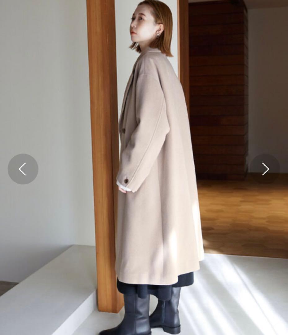 SLOBE IENA / ECO WOOL ダブルブレストコート36