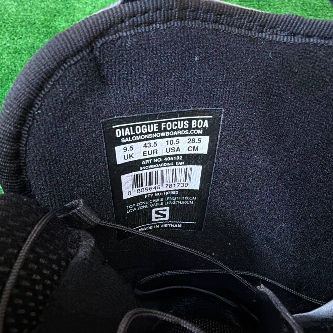 SALOMON DIALOGUE FOCUS 28.5cm ダブルBOA搭載