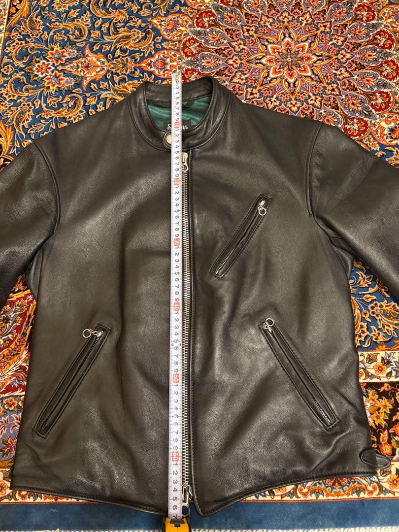 超美品✨希少schott 244US Tallラムレザー38インチ