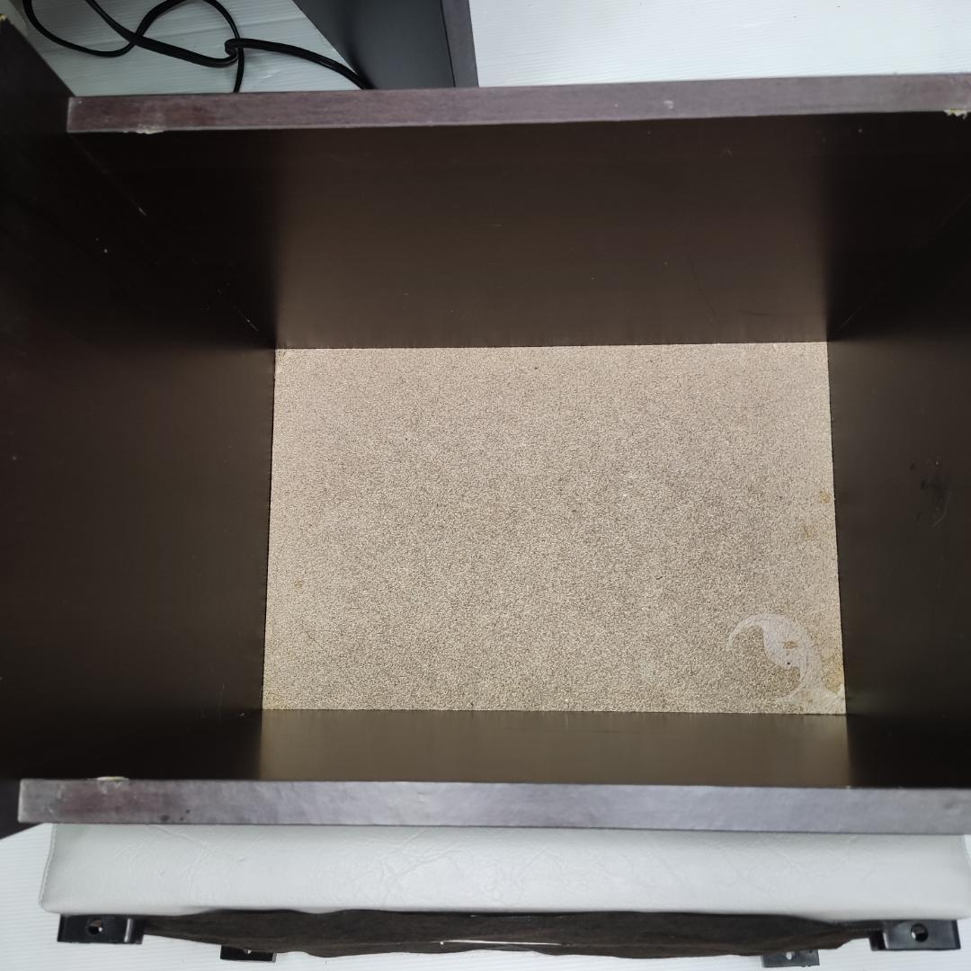 ニトリ　一面鏡ドレッサー　５９×３９×１１３　ブラウン　レトロ