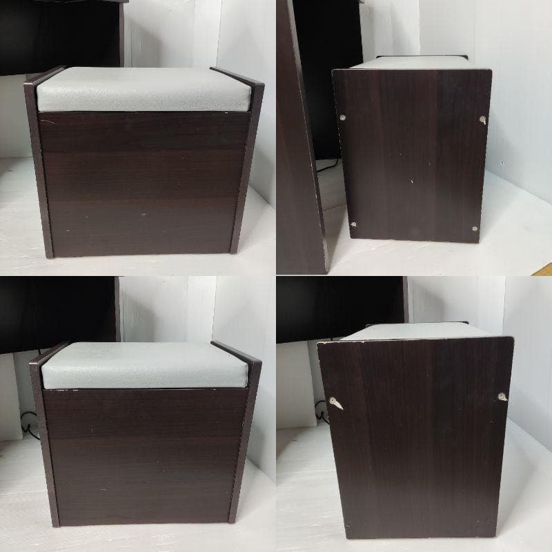 ニトリ　一面鏡ドレッサー　５９×３９×１１３　ブラウン　レトロ