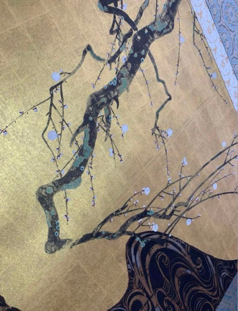 【新品】尾形光琳 国宝「紅梅図 / 白梅図」限定300部 166号 大塚巧藝新社